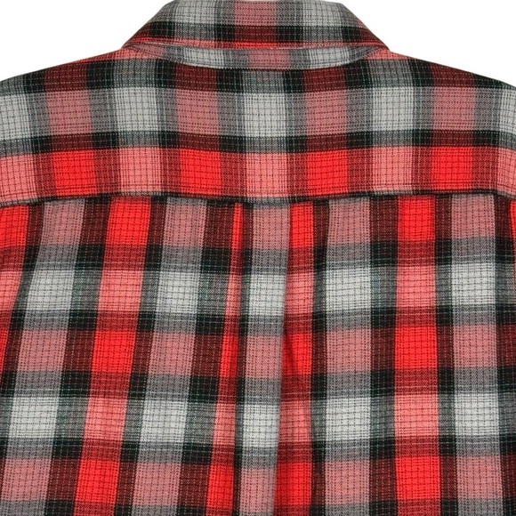 Hornady Men’s Red Plaid Flannel Rugged Hunting Outdoor Wear Shirt – Size XL - Picture 4 of 11